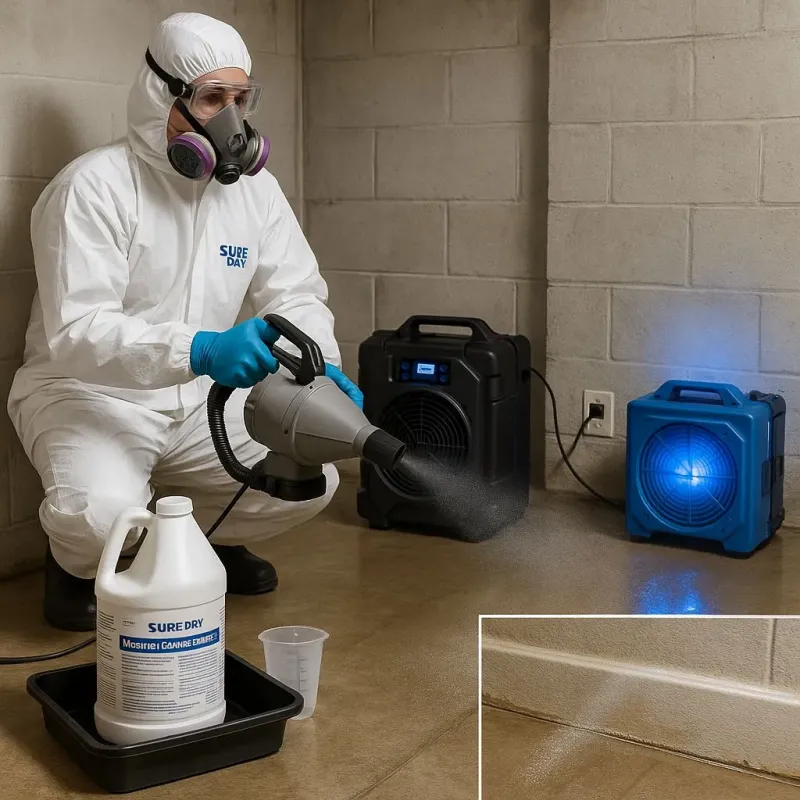 Sanitization and Odor Removal process in Bayside, WI