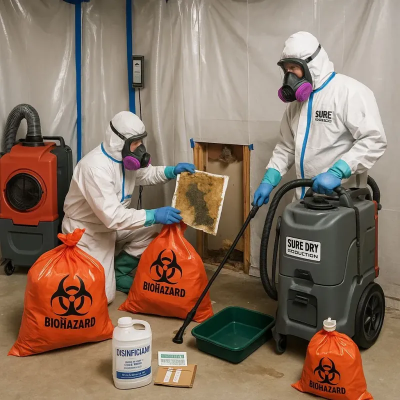 Contaminated Water Handling Protocols process in Bayside, WI